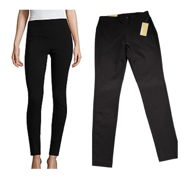 Michael Kors Pants - NWT Michael Kors Black Super Skinny High Rise Pull-on Ankle Pants Size S 4/6